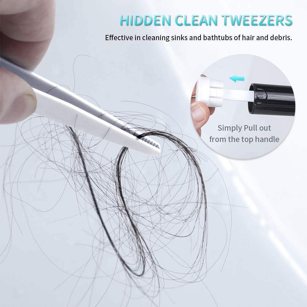 Toilet Brush with Holder and Silicone Bristles