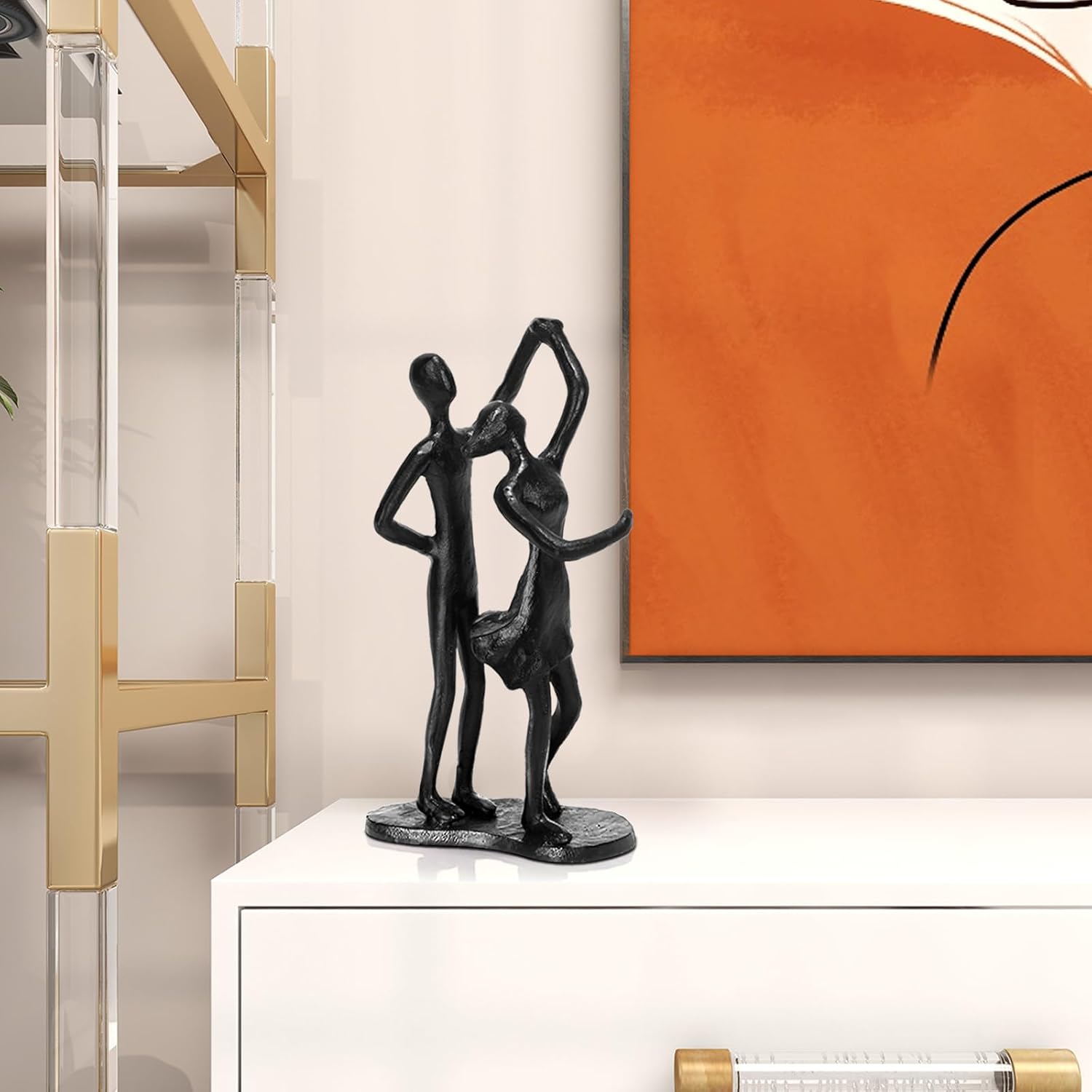 Romantic Dancing Couple Sculpture for Couples