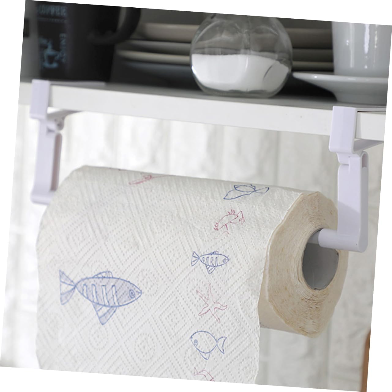 SOPOTUTU Multifunctional Towel Rack Hanger White
