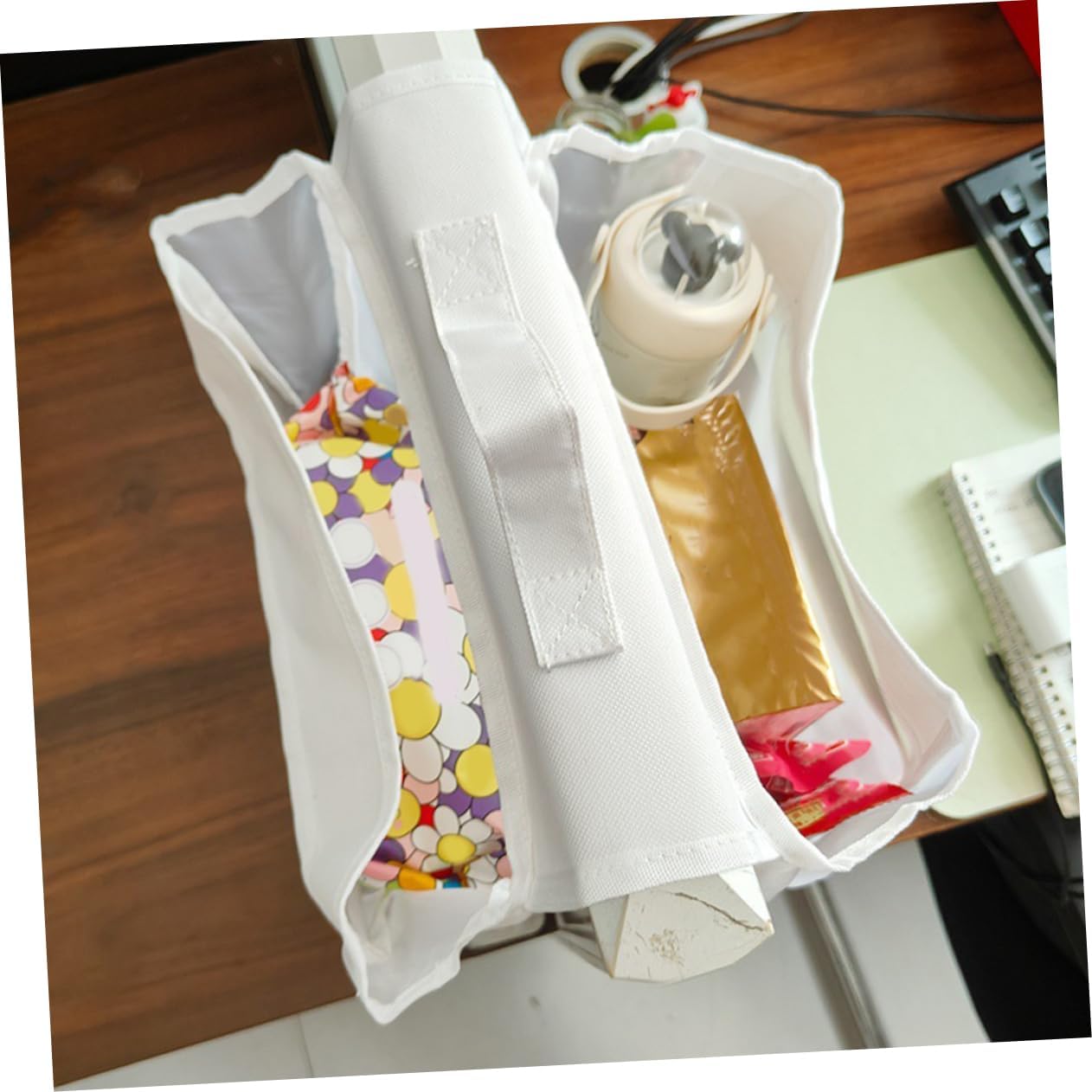 Luxshiny Saddle Shape Bath Storage Organizer