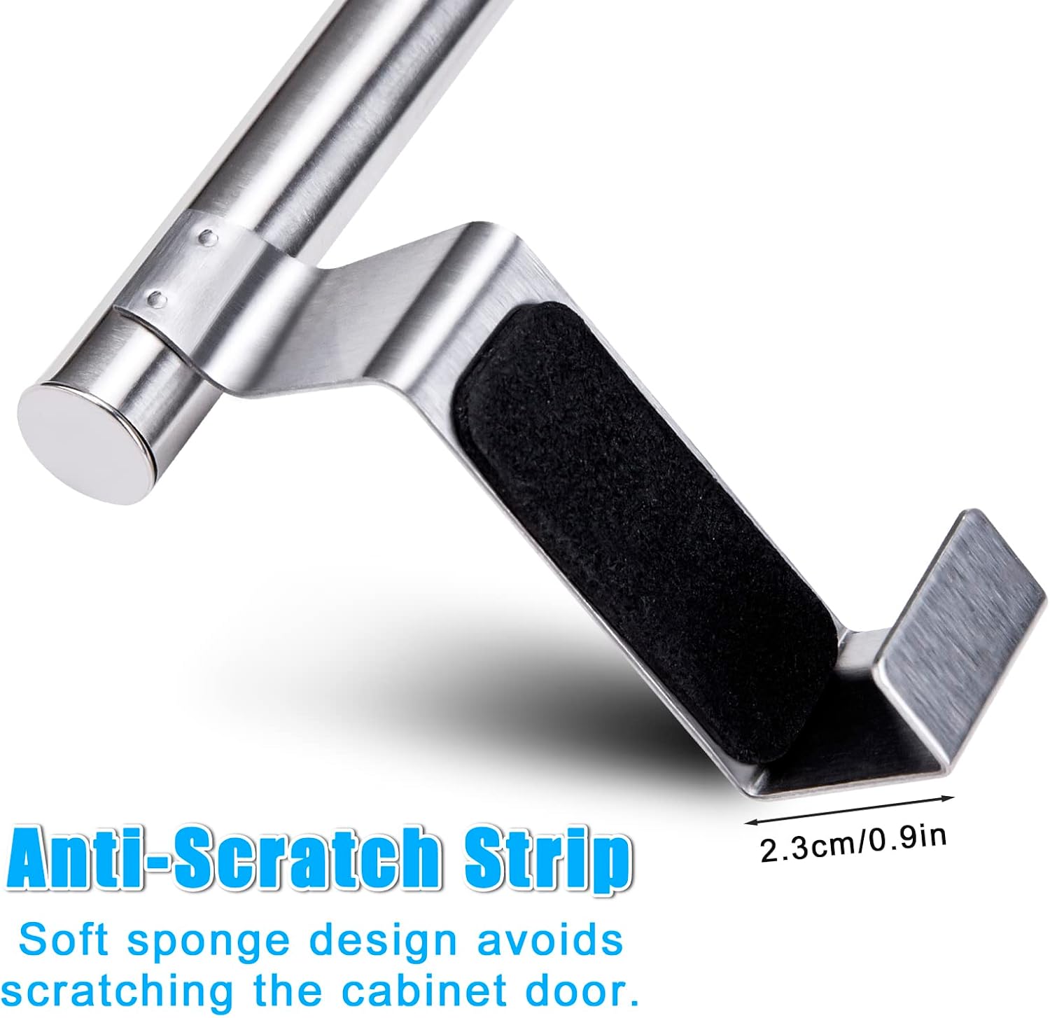 DIBALIYI Cabinet Door Towel Bar 2 Pack 1