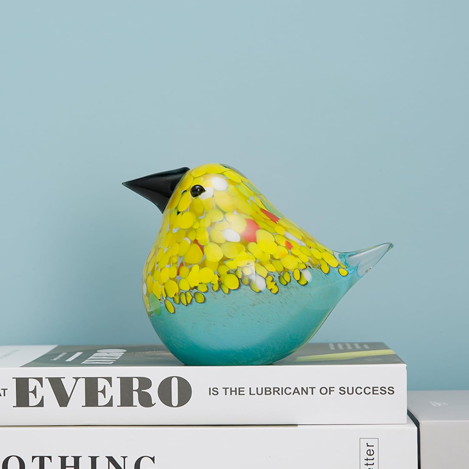 Handmade Glass Bird Ornament Home Decor Statue