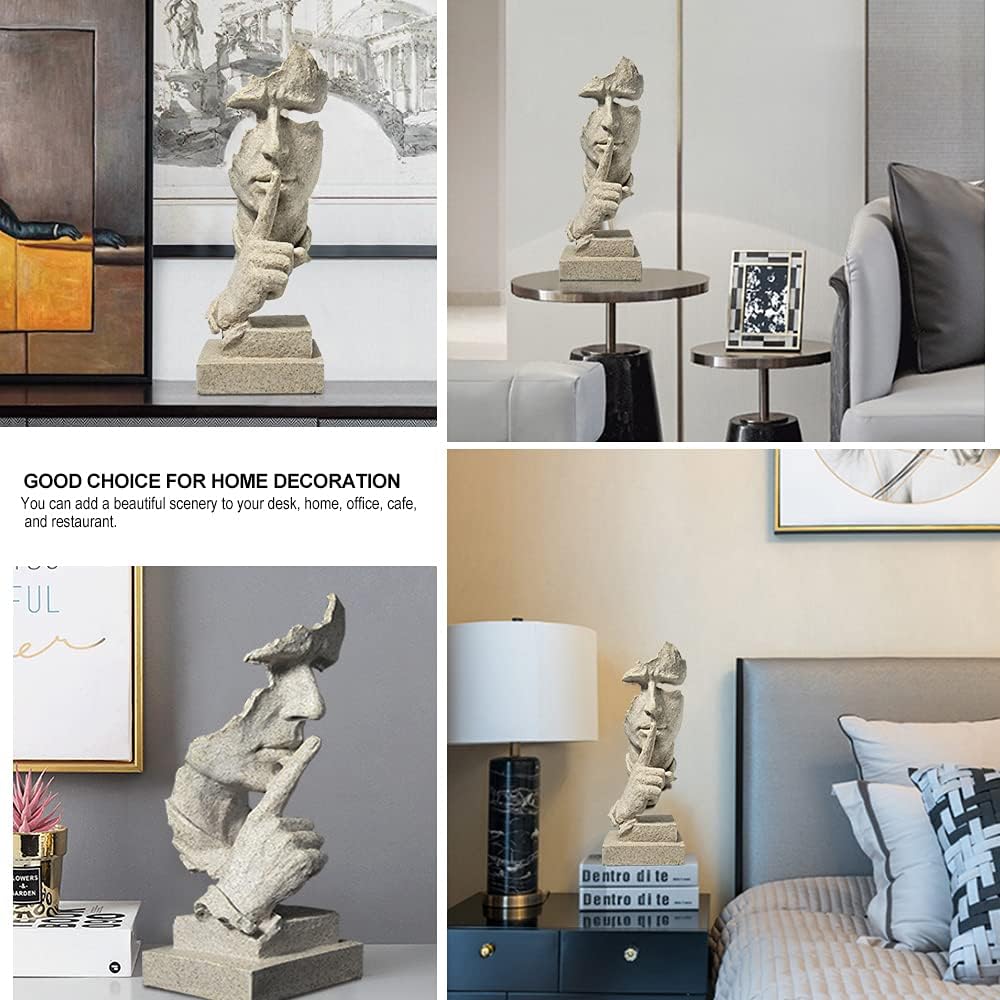 Fazhongfa Thinker Statue - Modern Abstract Art Resin Sculpture