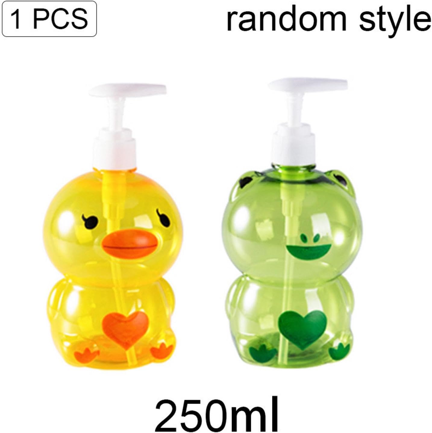 Kids Cartoon Pump Soap Dispenser - Refillable Lotion Container