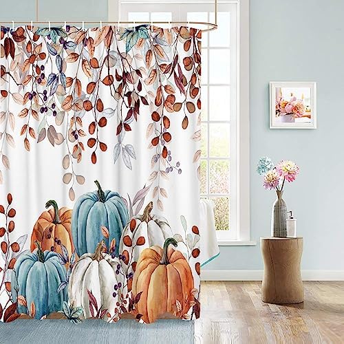 Vandarllin Fall Thanksgiving Shower Curtain Set 1
