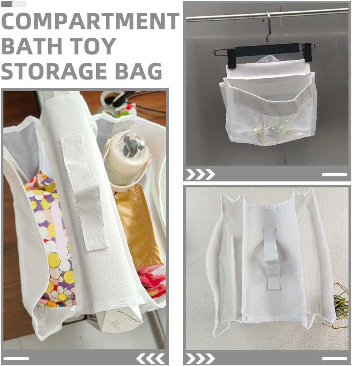 Luxshiny Saddle Bath Toy Organizer