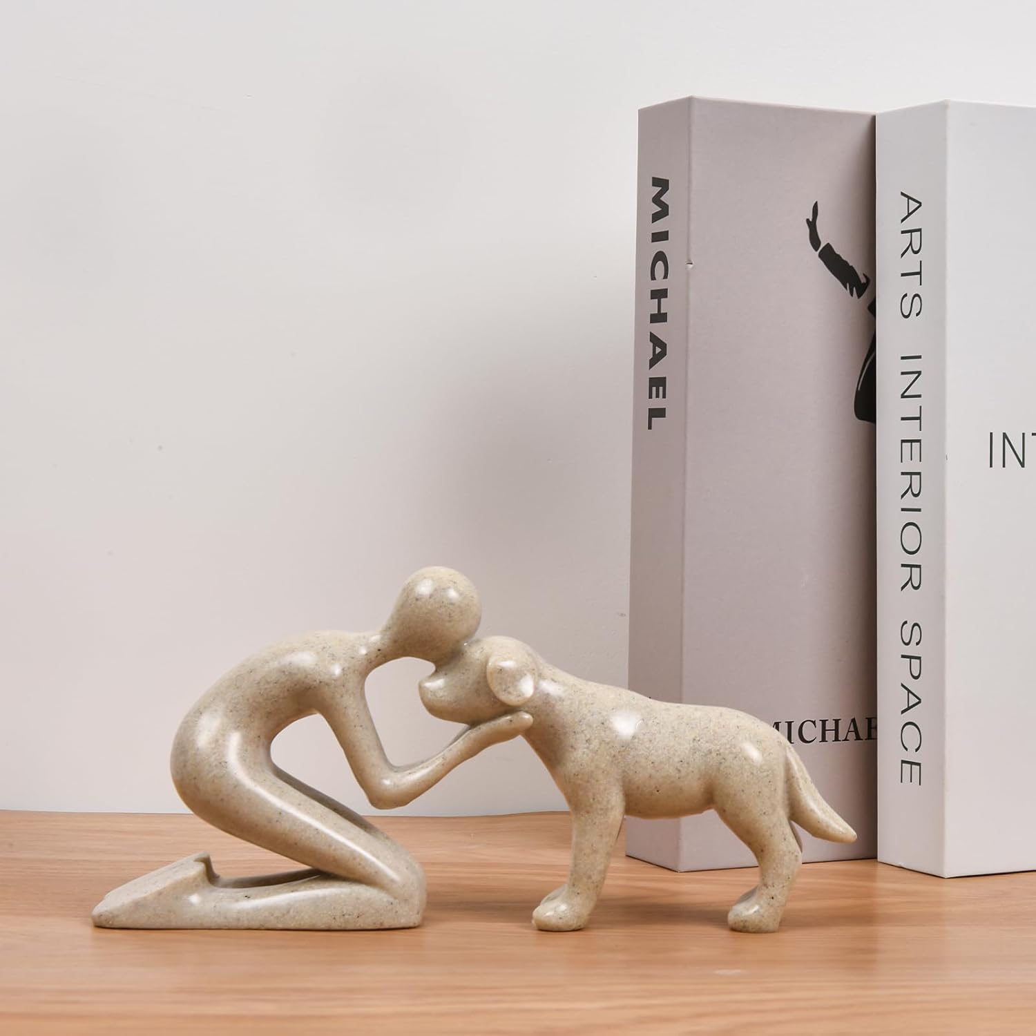 FriyGardcn Dog Sculpture Home Decor Statue 1
