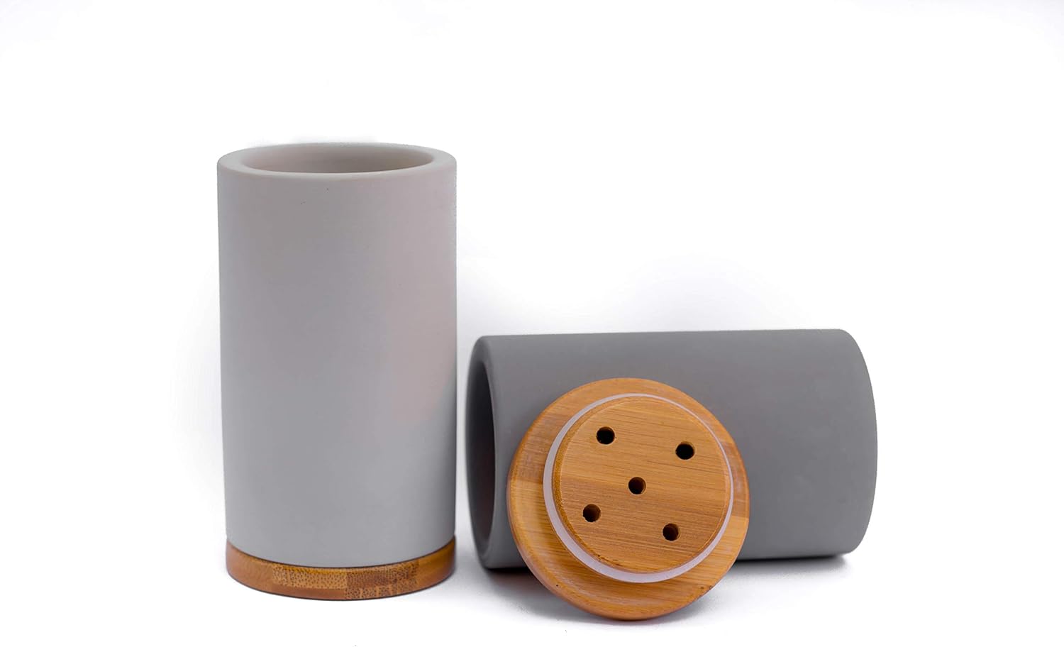 Matani Bamboo Toothbrush Holder - 360 Drain Dry ECO Friendly