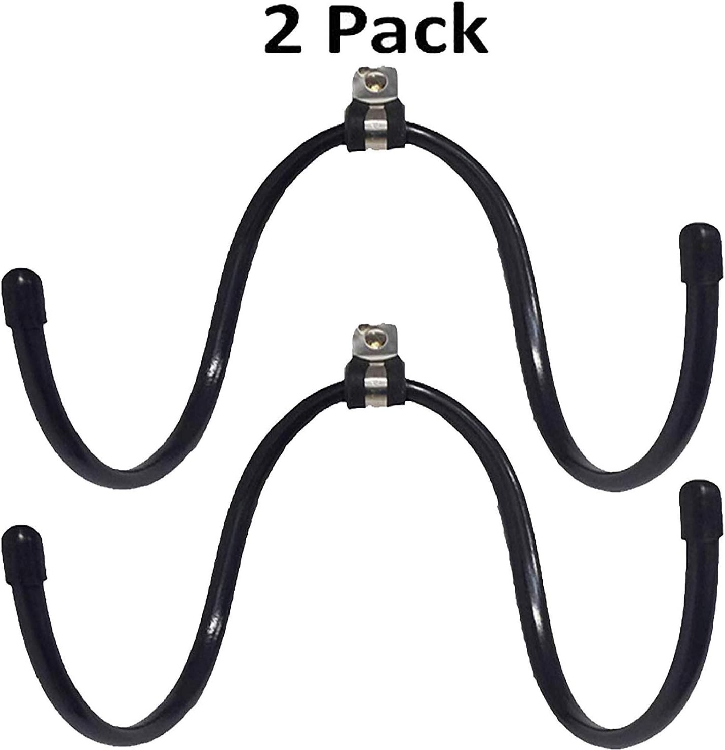 Pmsanzay Adjustable Wall Rack - 2PK Black