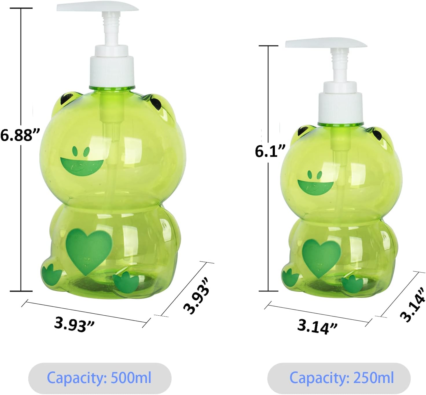 EaicsLaif Frog Hand Soap Dispenser 500ml