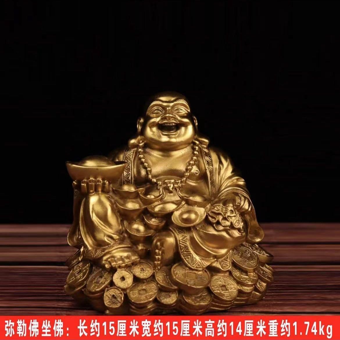 Ecqizer Feng Shui Buddha Statue Indoor Decor 1