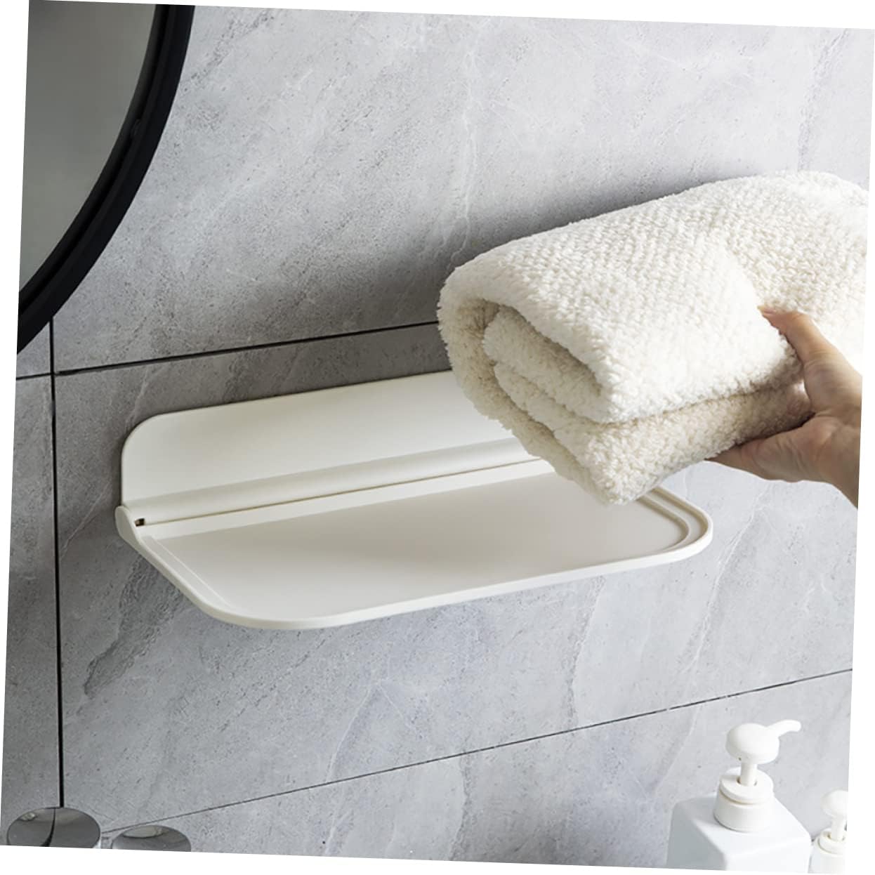 SOPOTUTU Foldable Towel Rack for Bathroom 1