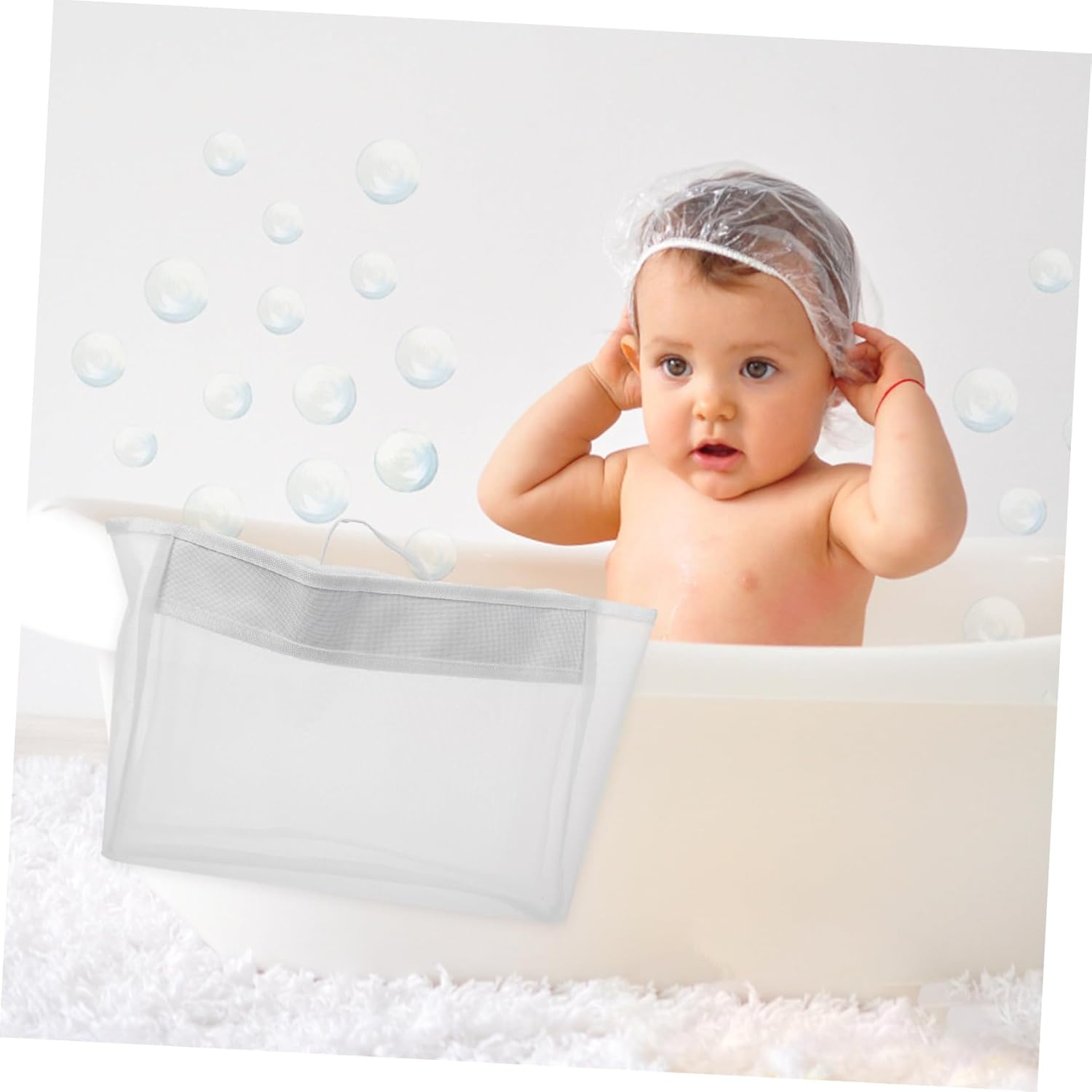 UTHCLO Portable Mesh Bath Toy Organizer