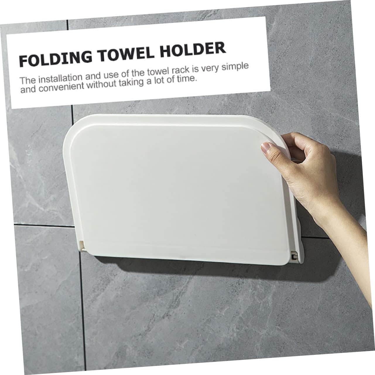 SOPOTUTU Foldable Towel Rack for Bathroom 1