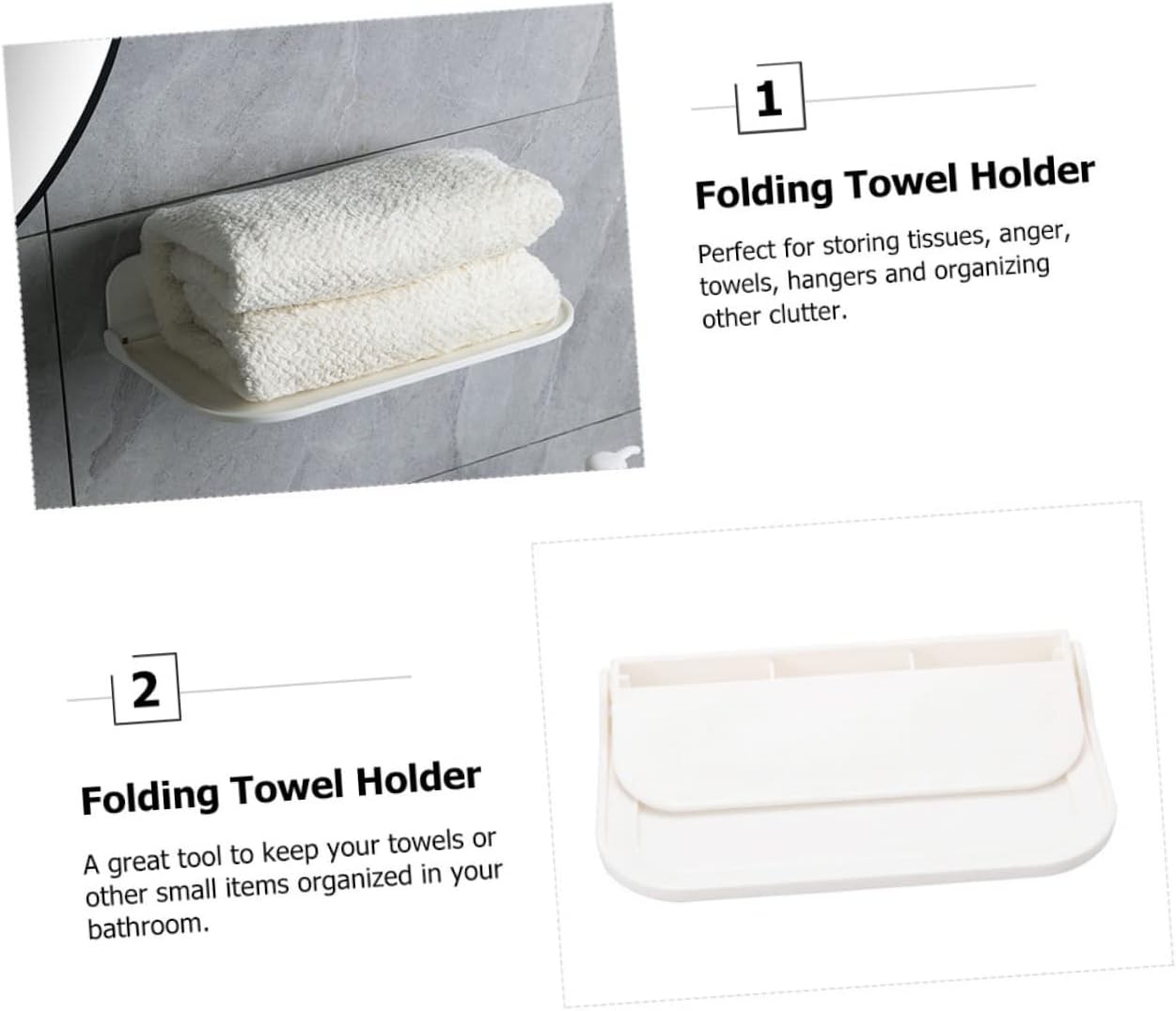 SOPOTUTU Foldable Towel Rack for Bathroom 1