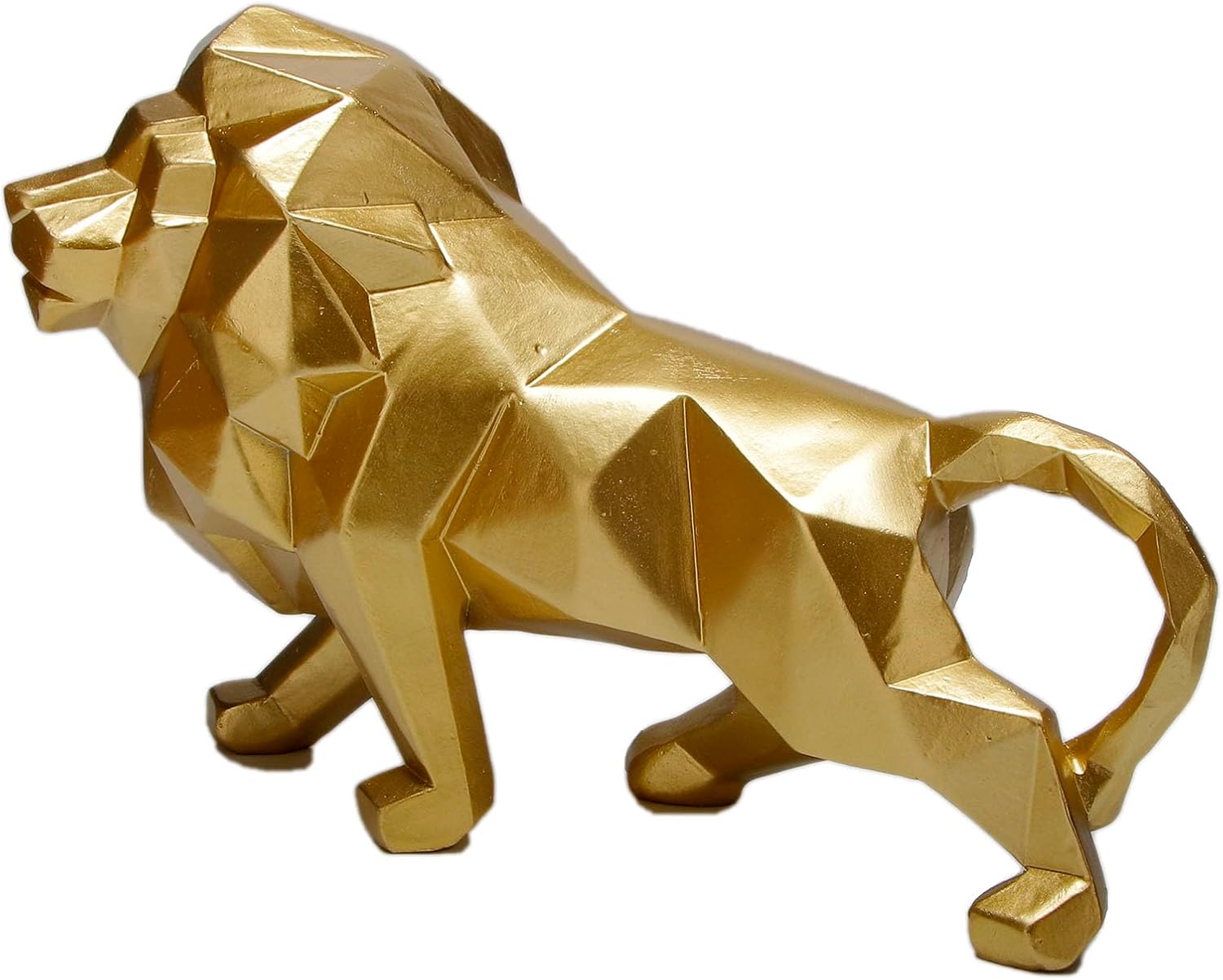 Wisifayardin Golden Lion Sculpture Resin Statue