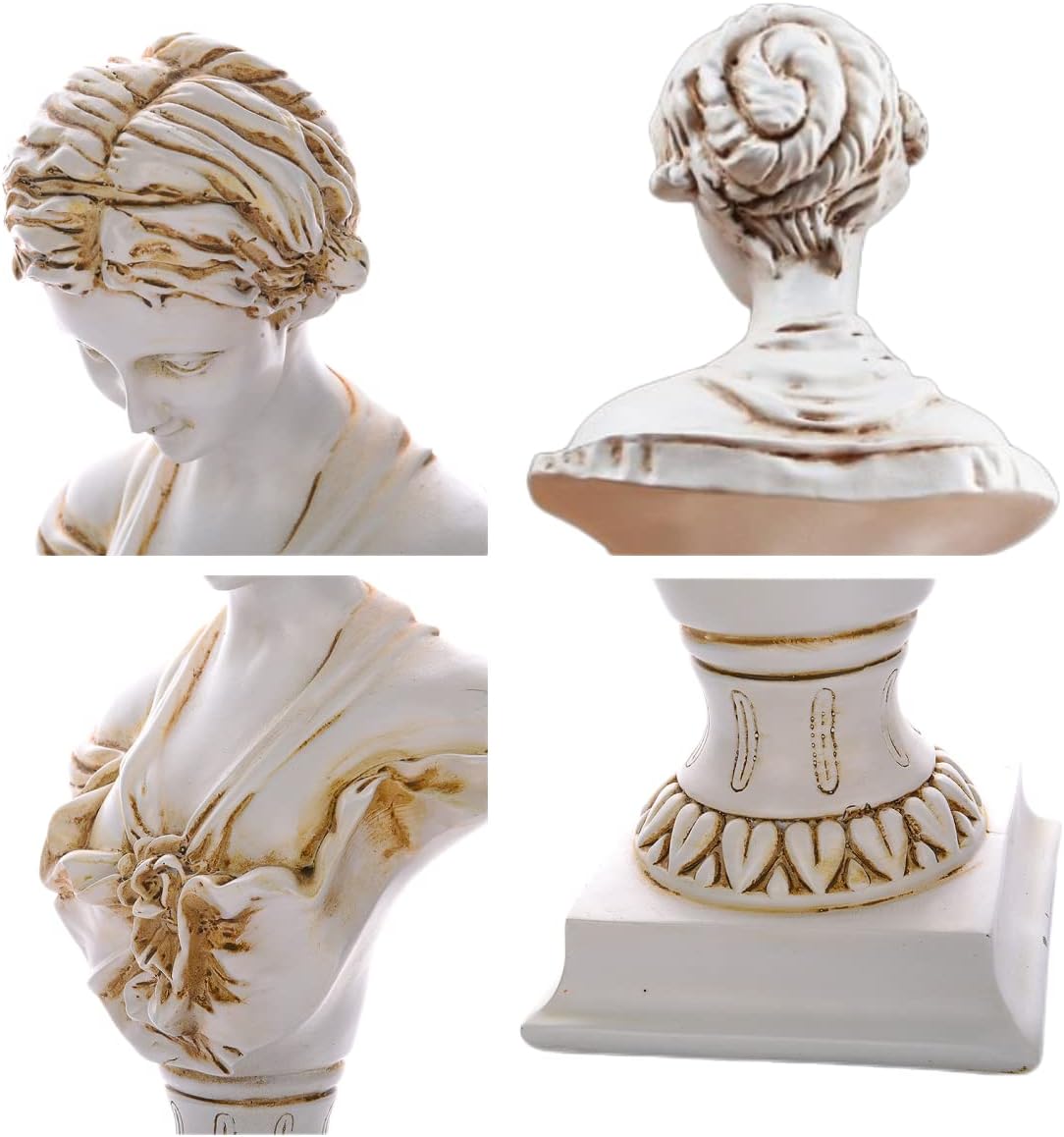 YUEOECOR 118 Greek Venus de Milo Bust Statue