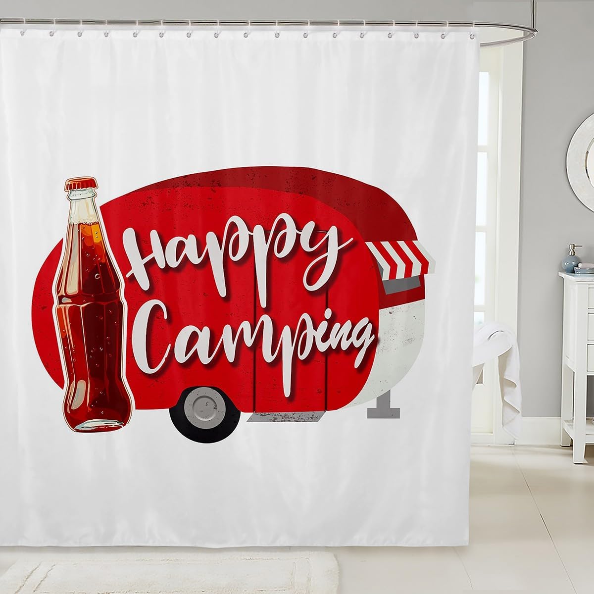 Feelyou Cola Bath Curtain Set for Kids