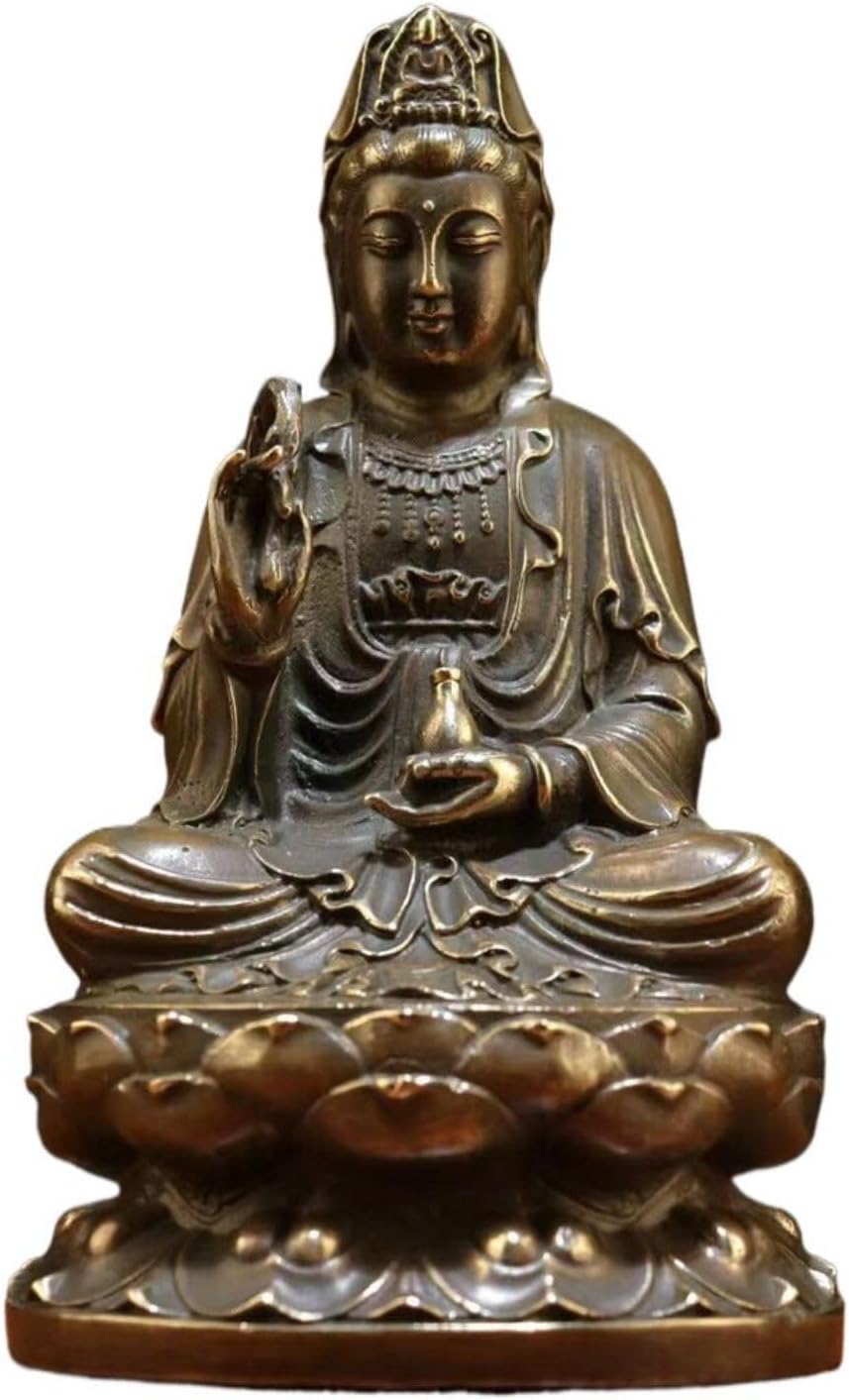 Ecqizer Feng Shui Buddha Statue for Home Office Decor