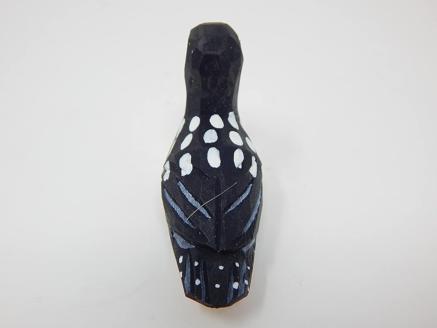 Hand-Carved Common Loon Wooden Figurine