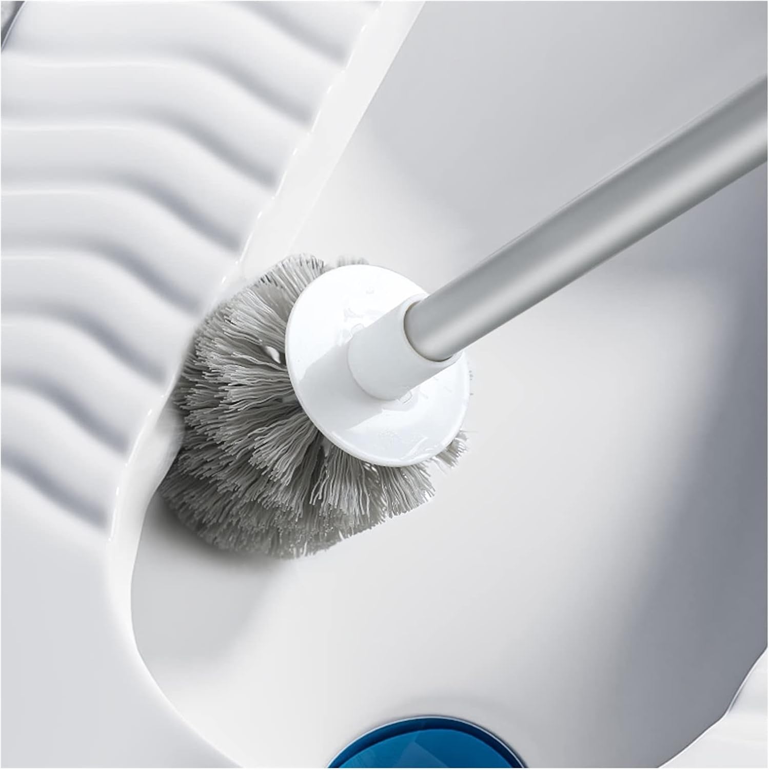 TOMYEUS Non-Slip Toilet Brush with Long Handle