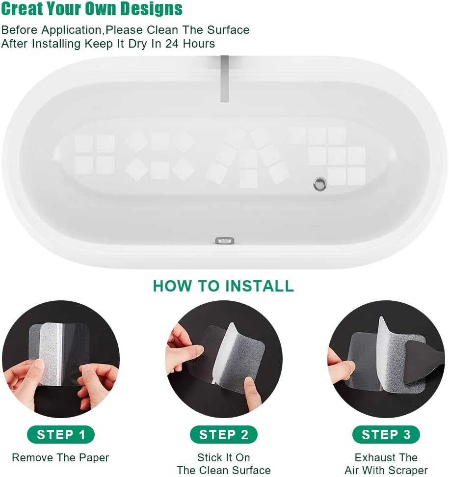 SlipStopper Non Slip Bathtub Stickers 28 PCS
