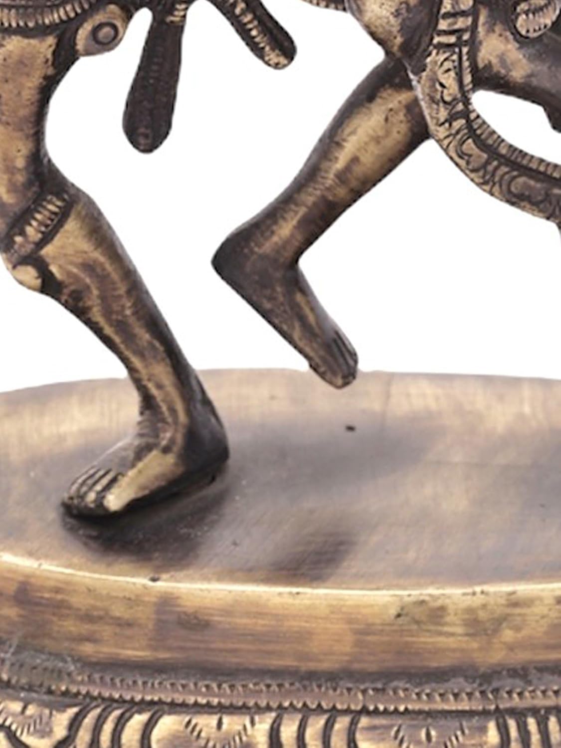 Brass Shiv Parvati Dancing Pose Statue Temple Home Decor