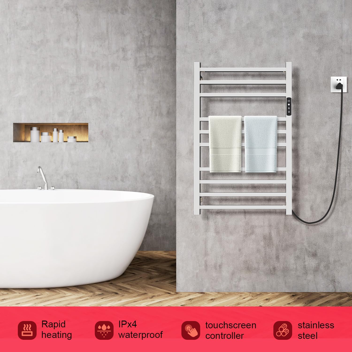 Colliford 304 Stainless Steel Wall Mounted Towel Warmer