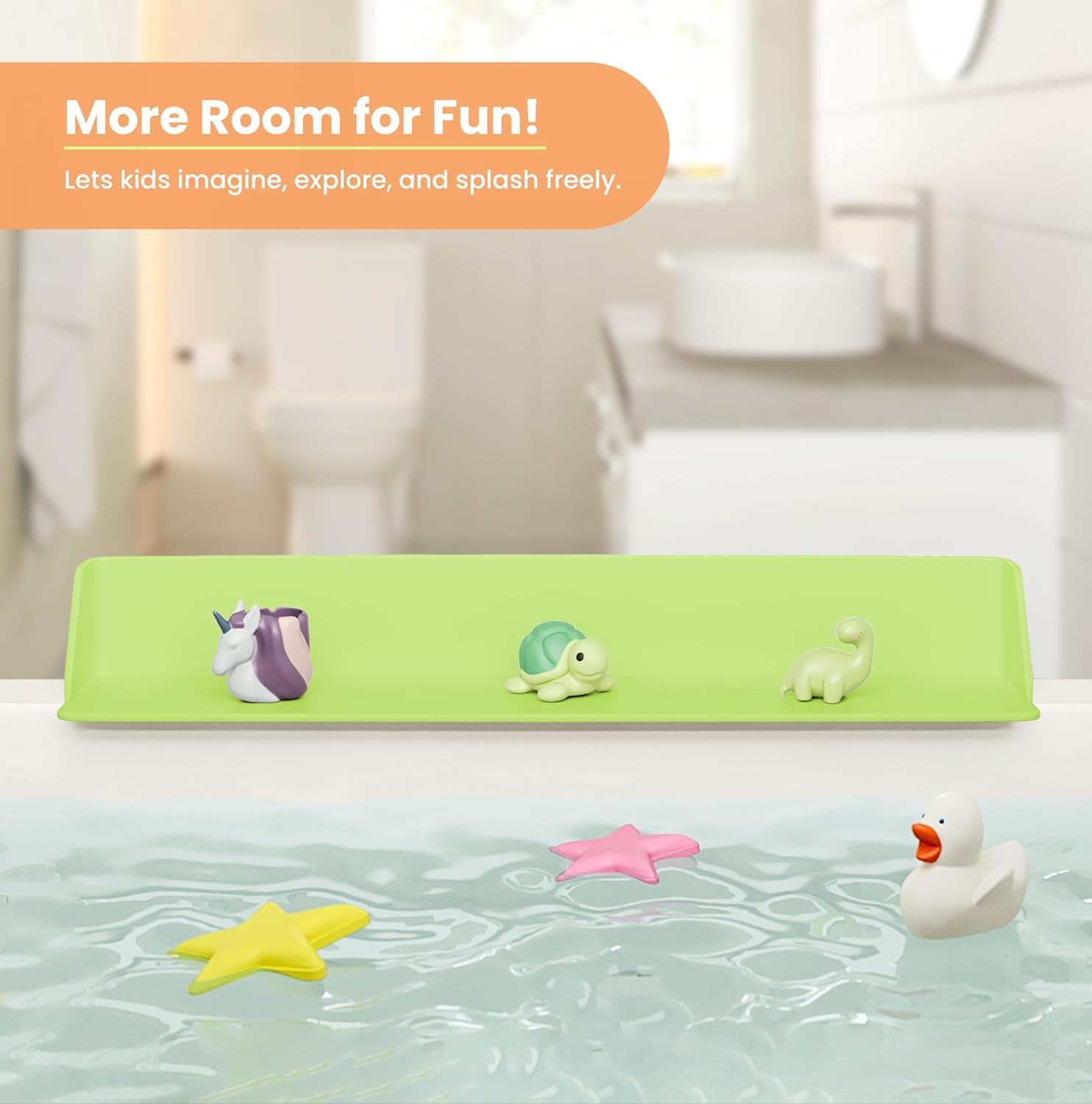 Little Splasher Green Bathtub PlayPad with Suction Cups