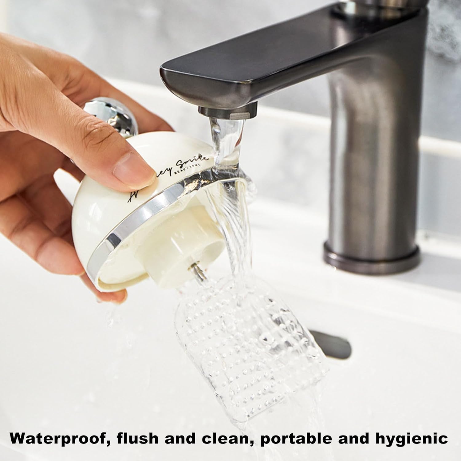 Touchless Soap Dispenser with Foaming Waterproof Durable 500ml White