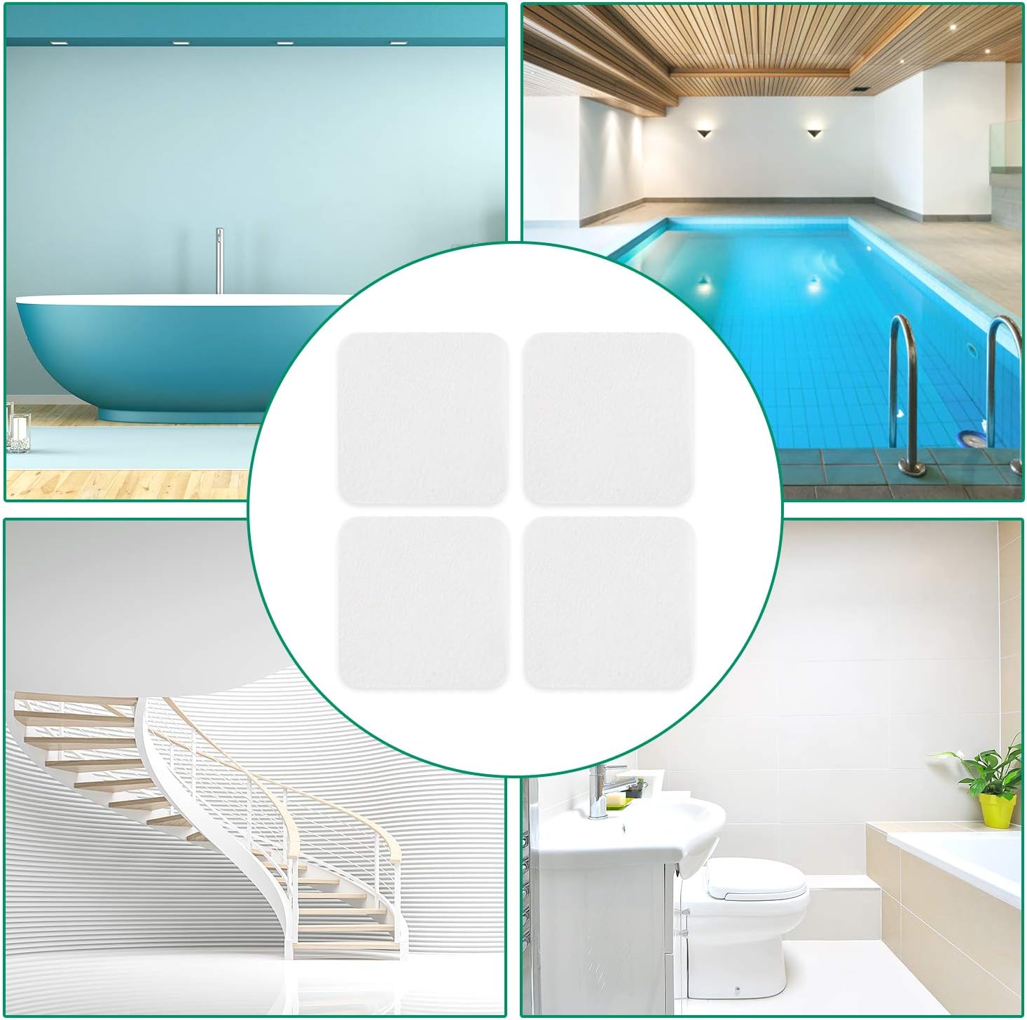 SlipStopper Non Slip Bathtub Stickers 28 PCS