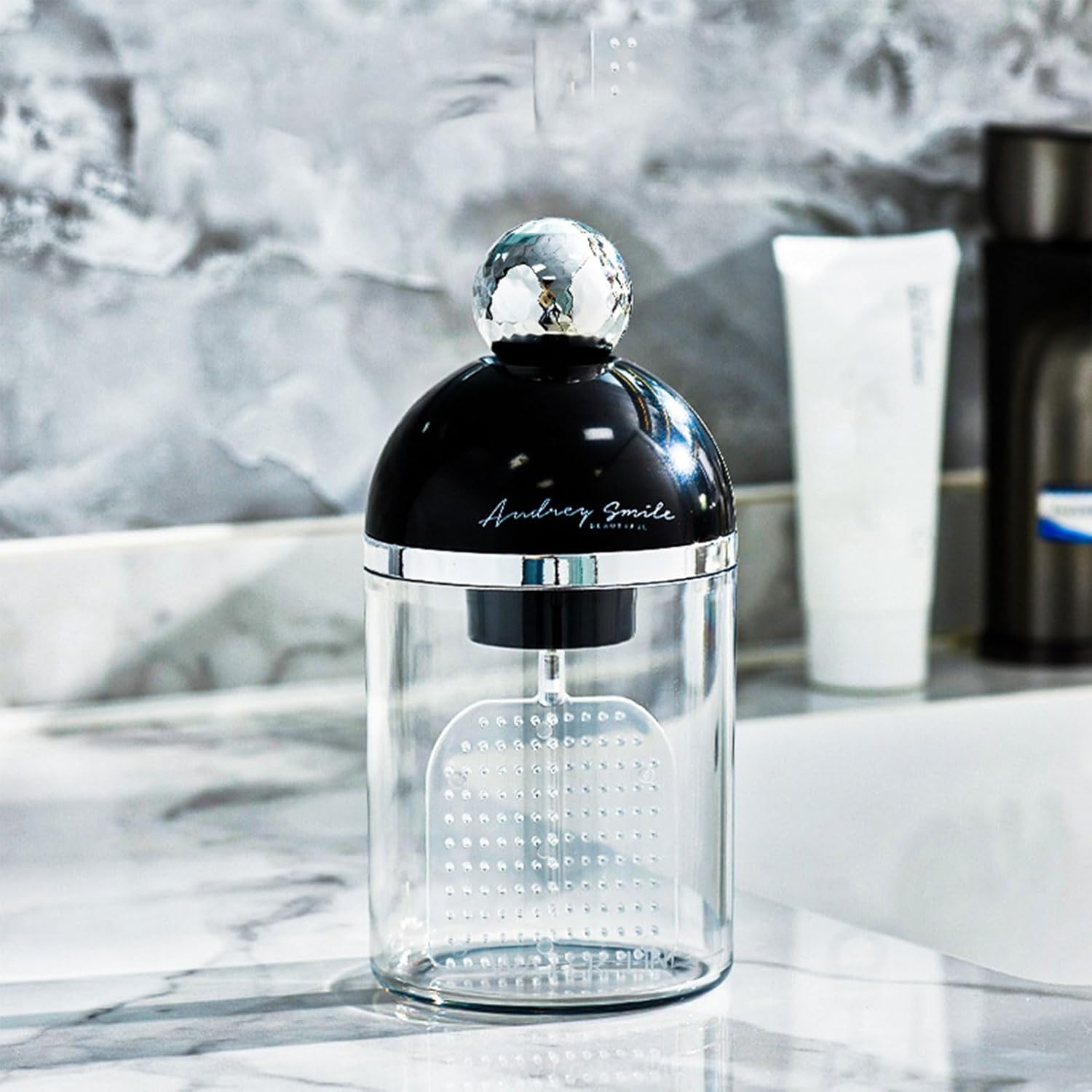 Touchless Dish Soap Dispenser with Foaming Waterproof Durable Black