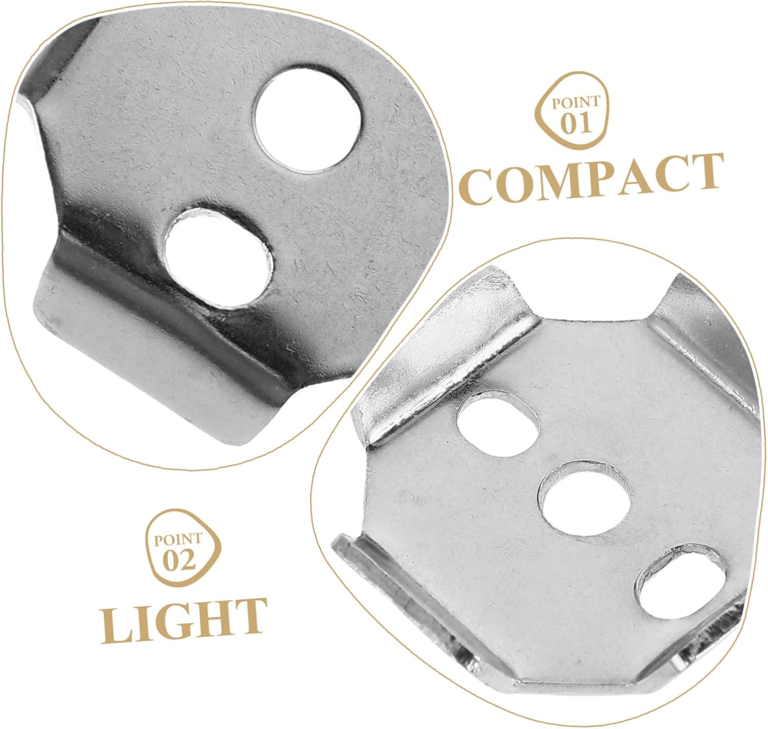 SOLUSTRE 2Pcs Towel Rack Replacement Parts Stylish Bracket with Base Pads and Clips