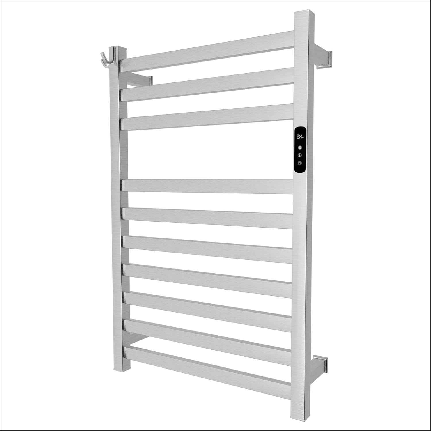Brandon Basics Wall Mounted Electric Towel Warmer with Wi-Fi Timer