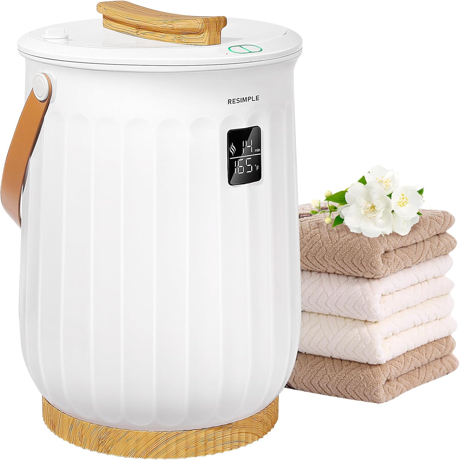 RESIMPLE Hot Towel Warmer with 5 Fragrance Discs