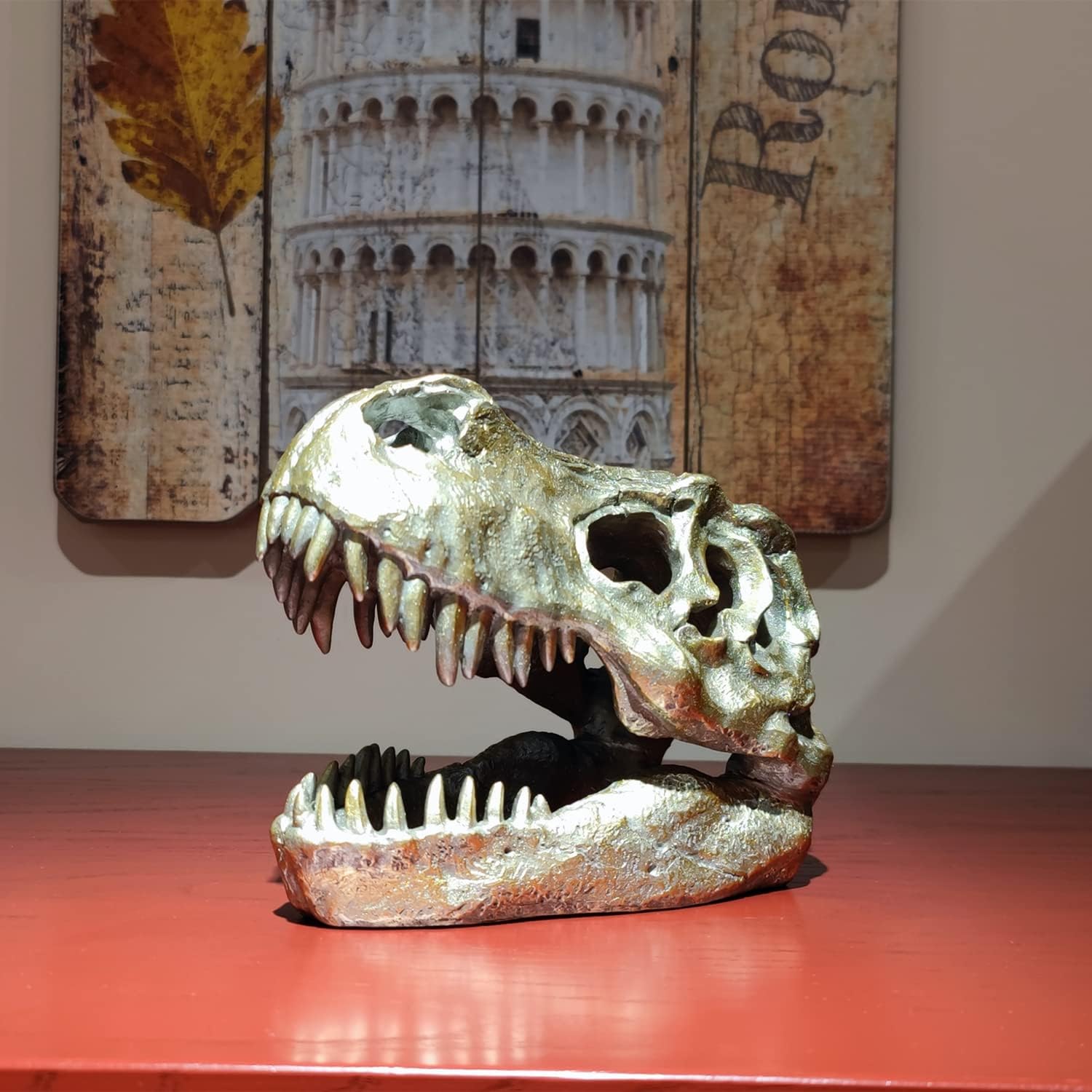HEINBOW T-Rex Skull Resin Statue 76 Home Decor