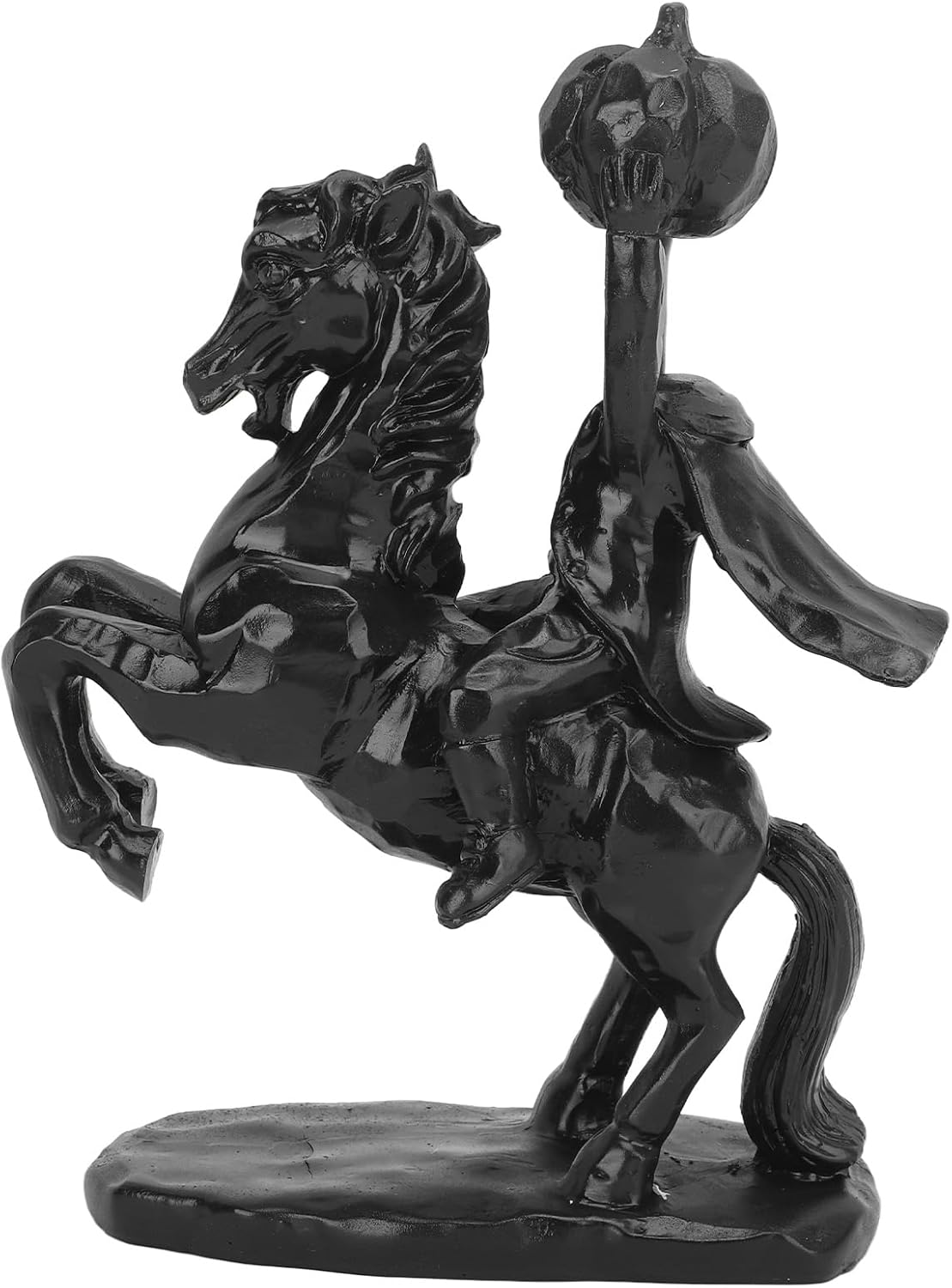 Fdit 22cm Headless Horseman Halloween Statue
