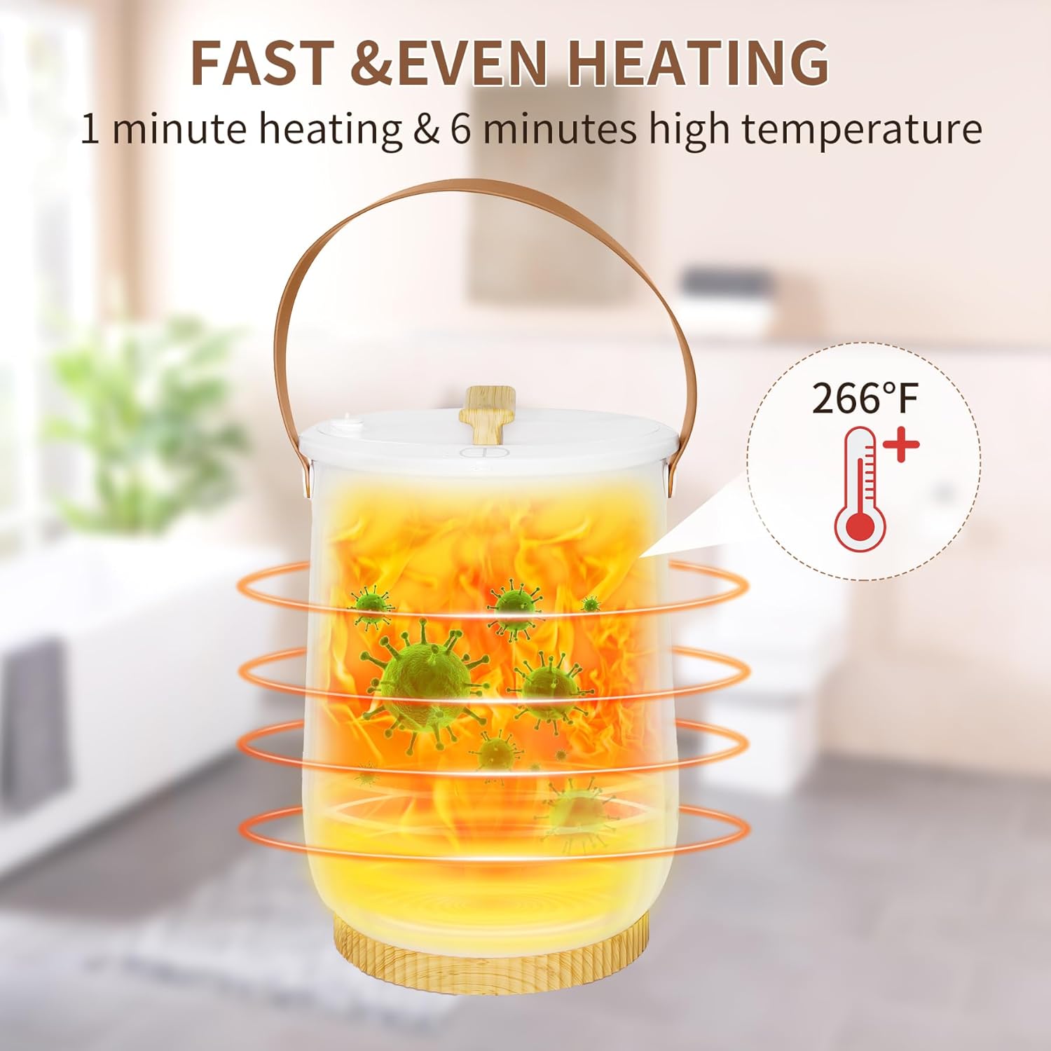 RESIMPLE Hot Towel Warmer with 5 Fragrance Discs
