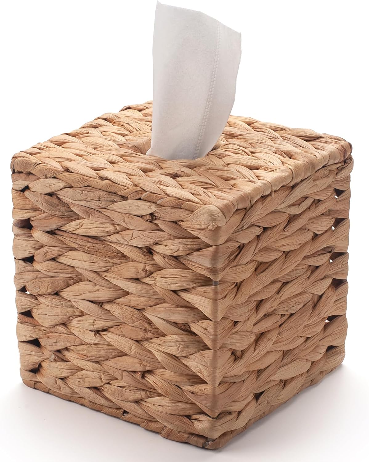 YANGQIHOME Rattan Tissue Box Cover - Boho Decorative Holder