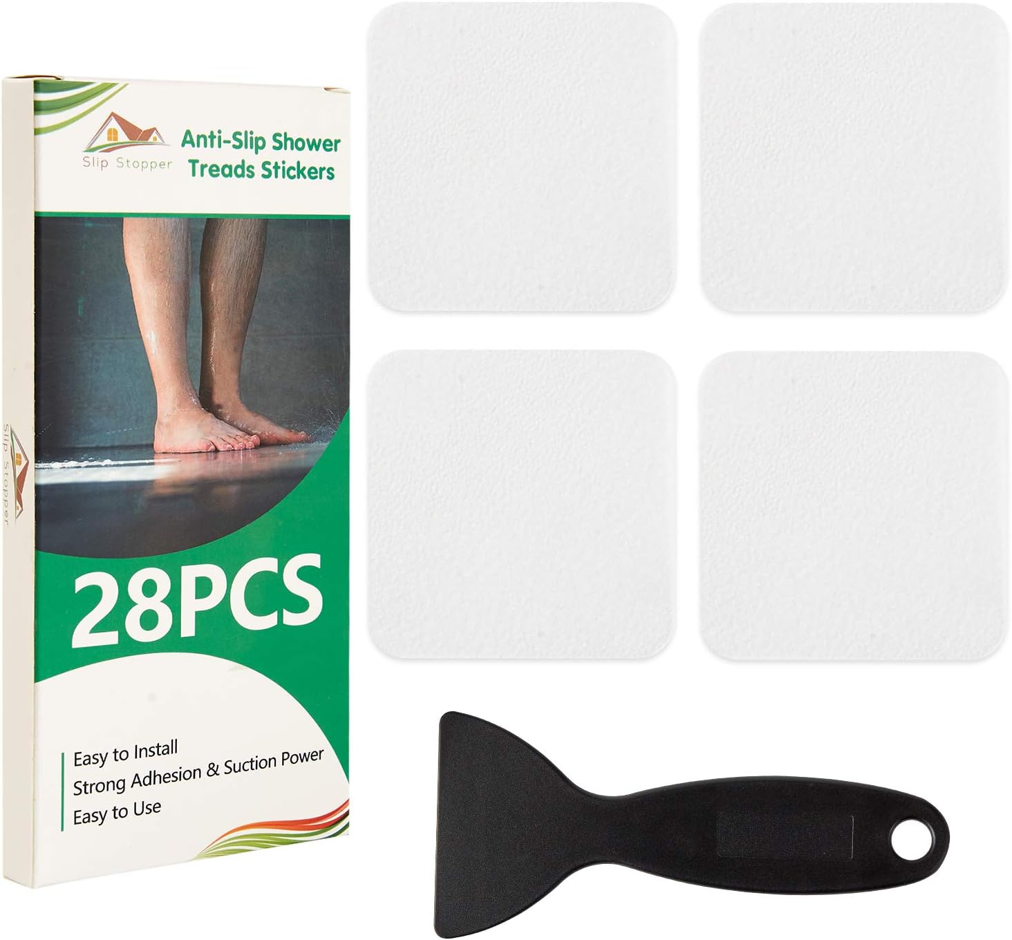 SlipStopper Non Slip Bathtub Stickers 28 PCS