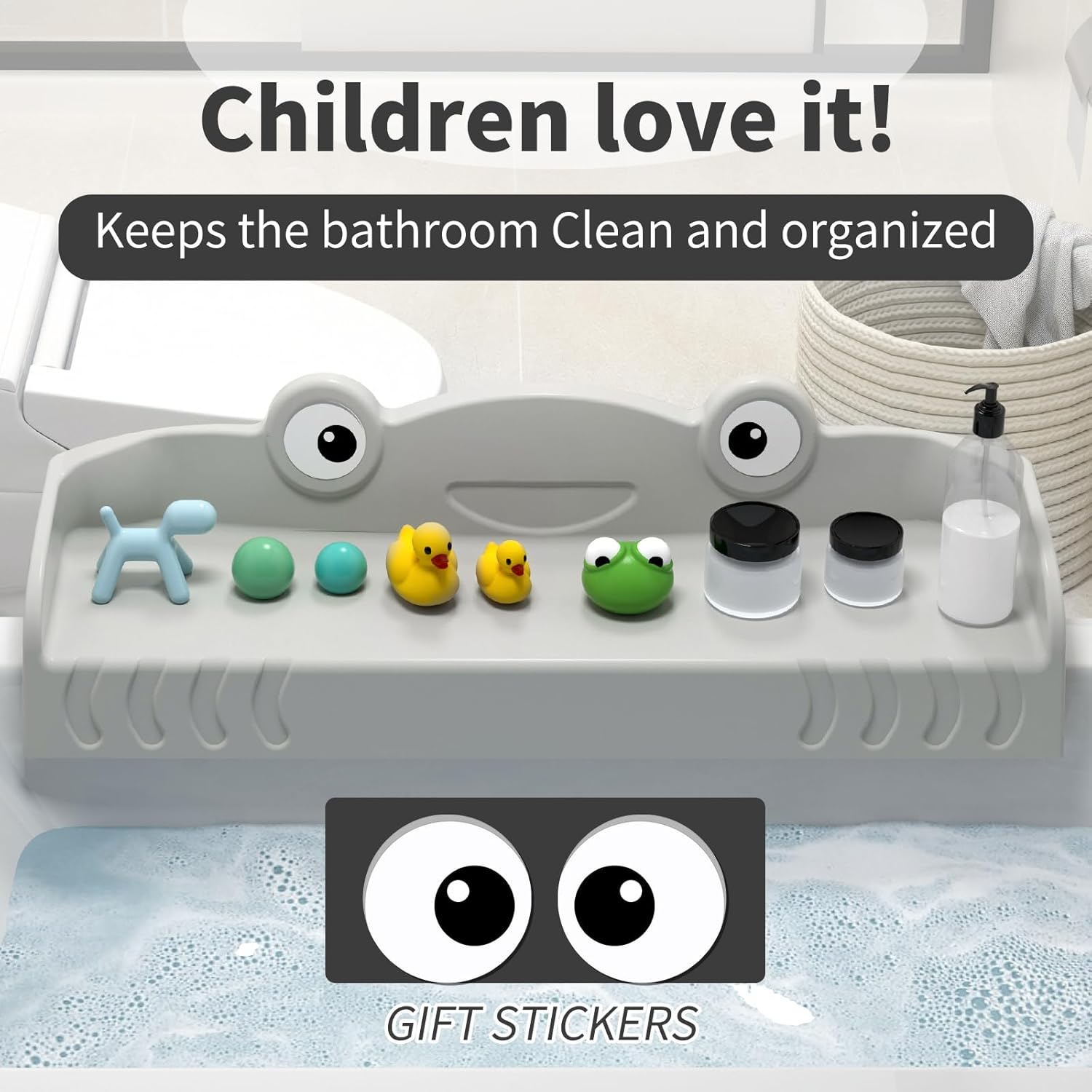 MMIOFANT Splash Guard with Play Shelf Gray
