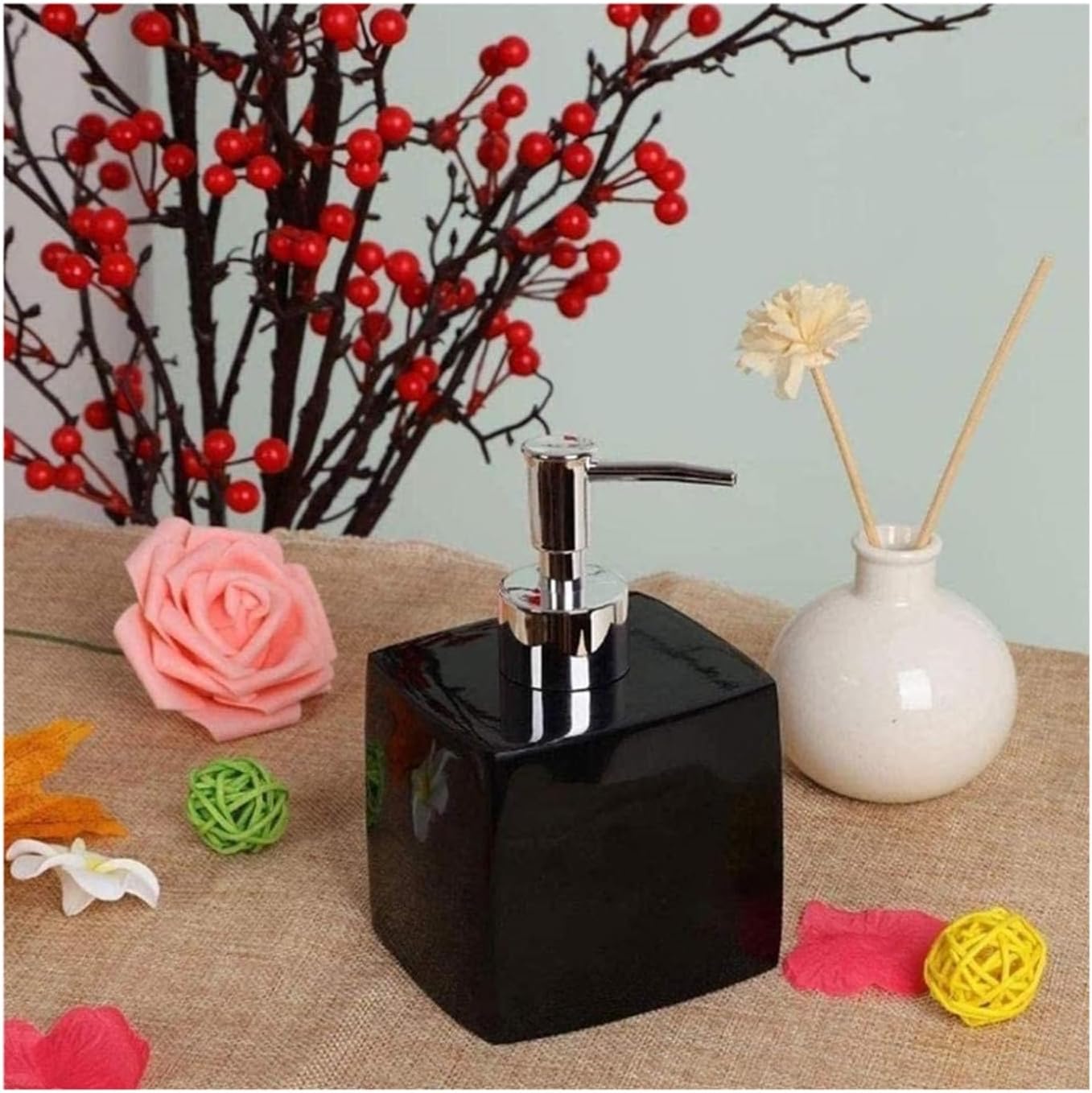 OXOAMP Square Soap Dispenser Set - Black