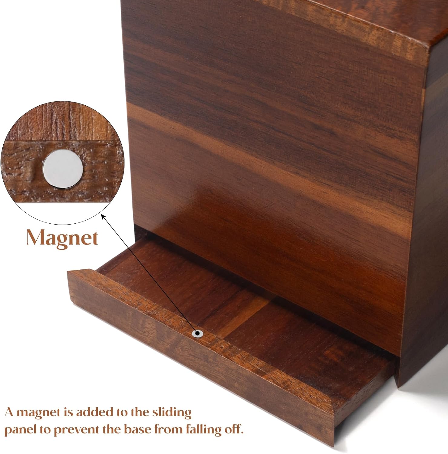 YANGQIHOME Acacia Wood Tissue Box Cover