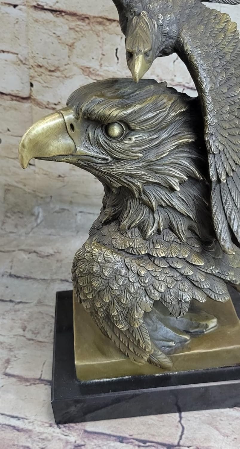 Victory Eagle Flight Statue Real Bronze Decorative Figurine