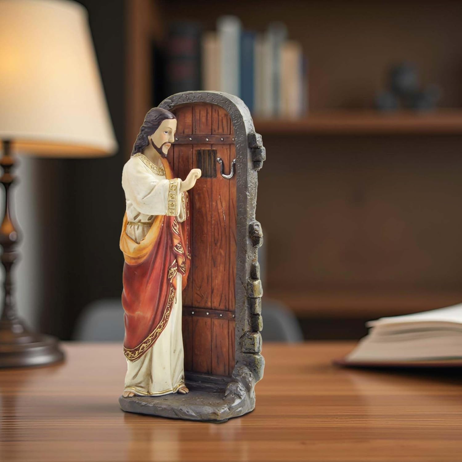 Adostob Cici Jimmy Jesus Knocking Statue 512 Inch