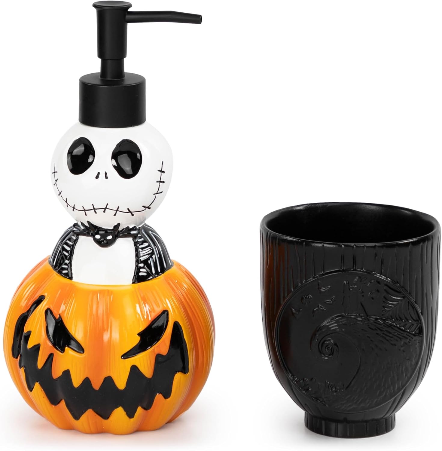 Jay Franco Disney Nightmare Before Christmas Bathroom Dispenser Set