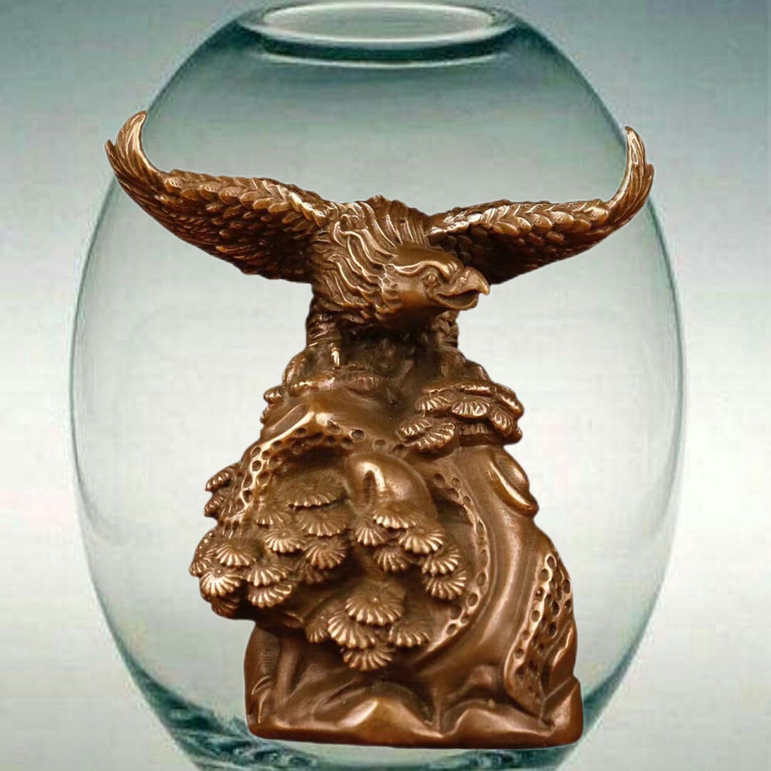 Ecqizer Large Feng Shui Eagle Statue Home Decor 1