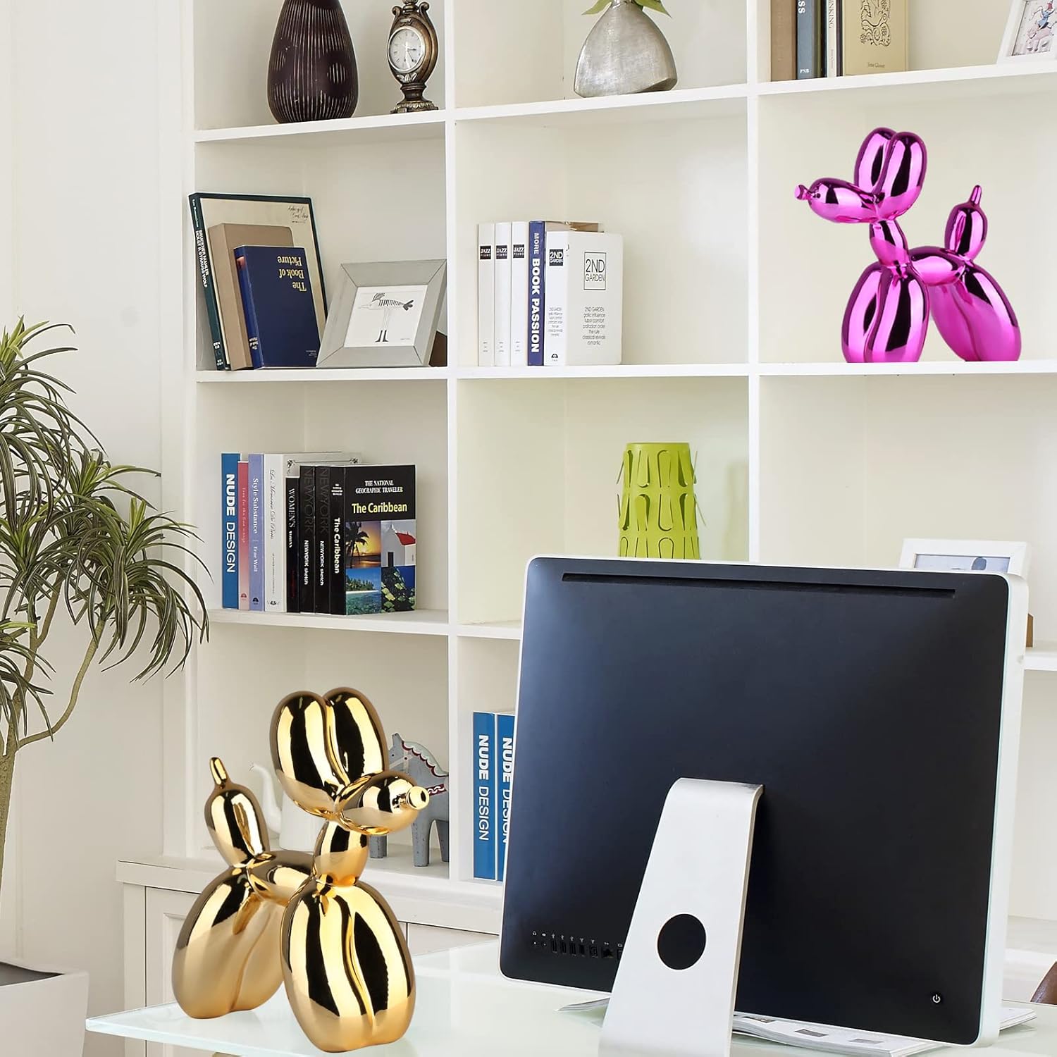 Balloon Dog Sculpture Modern Home Decor Art