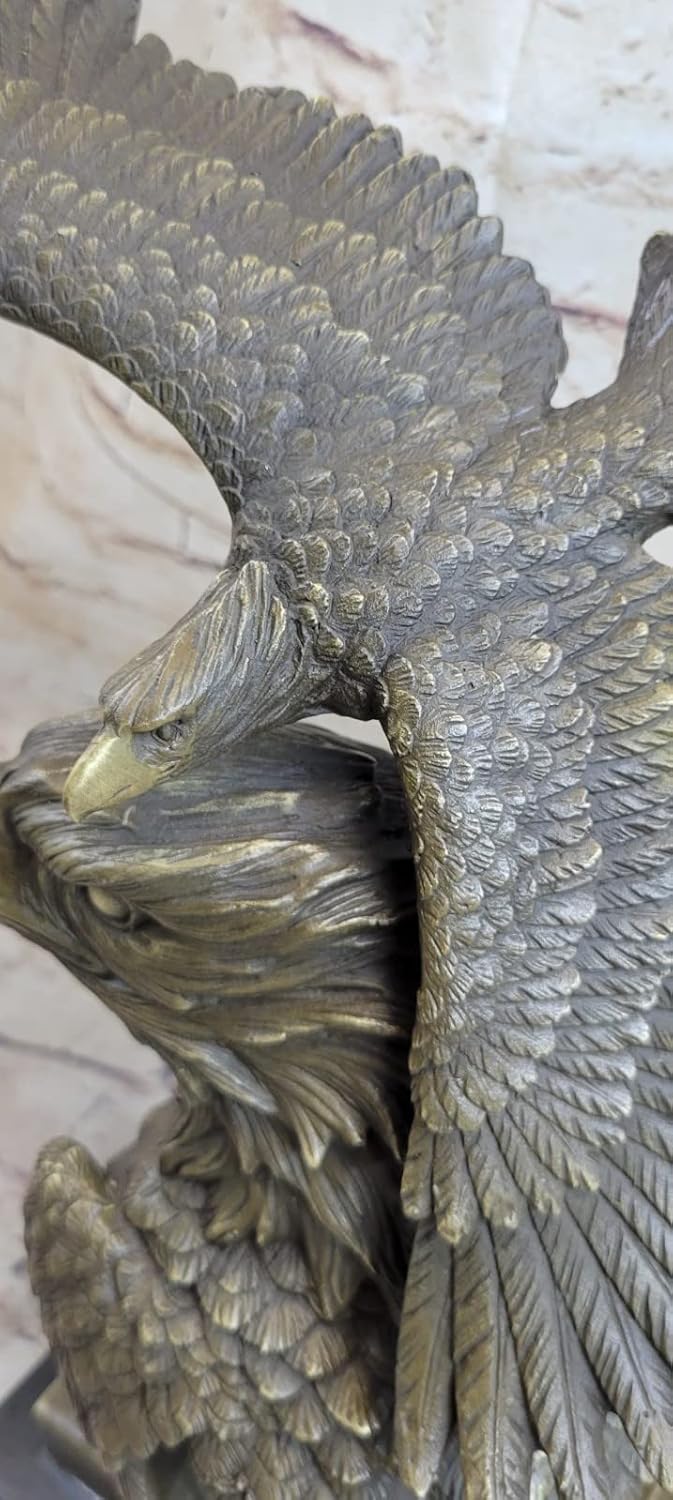 Victory Eagle Flight Statue Real Bronze Decorative Figurine