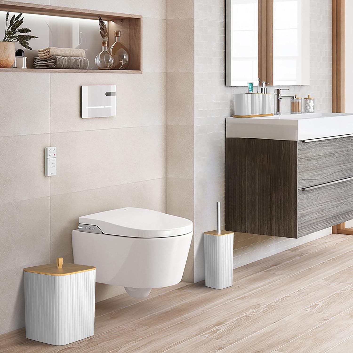 Z ZONAMA 22PCS Bathroom Accessories Set - Stylish Functional